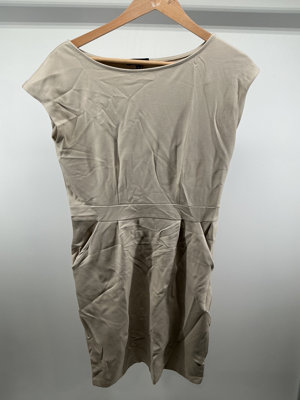 Ultra-Stretch Ponte Cap Sleeve Dress
